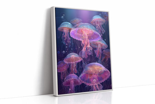 Deep Ocean Ballet In Neon Light