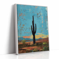 Dusk Settles On The Desert
