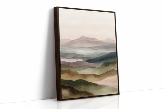 Mountains Breathe in Gentle Hues