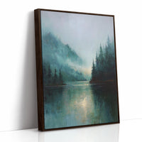 Mist Enfolds the Silent Lake