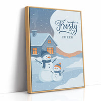 Frosty Cheer: Snow Family Portrait
