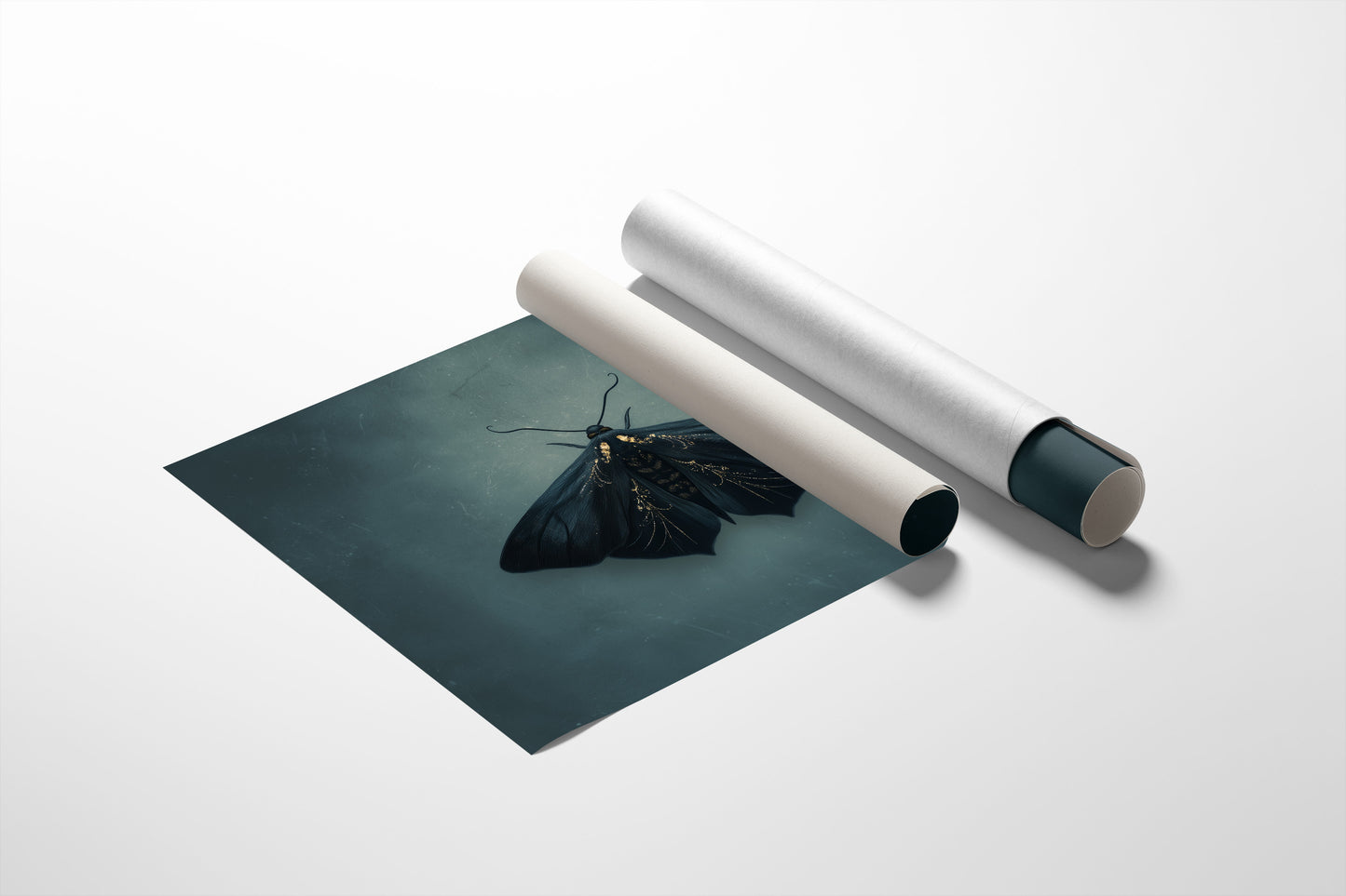 Velvet Wings Among Leather Spines