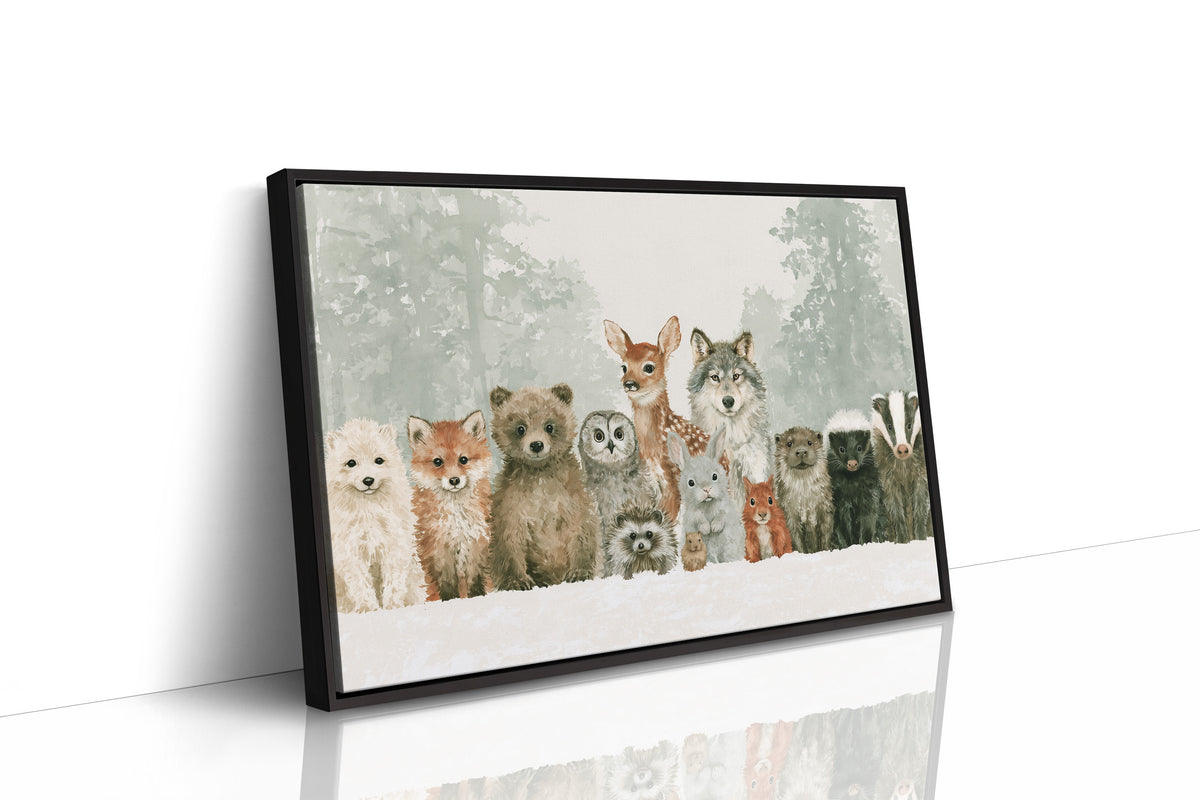 Woodland Friends Gather Round