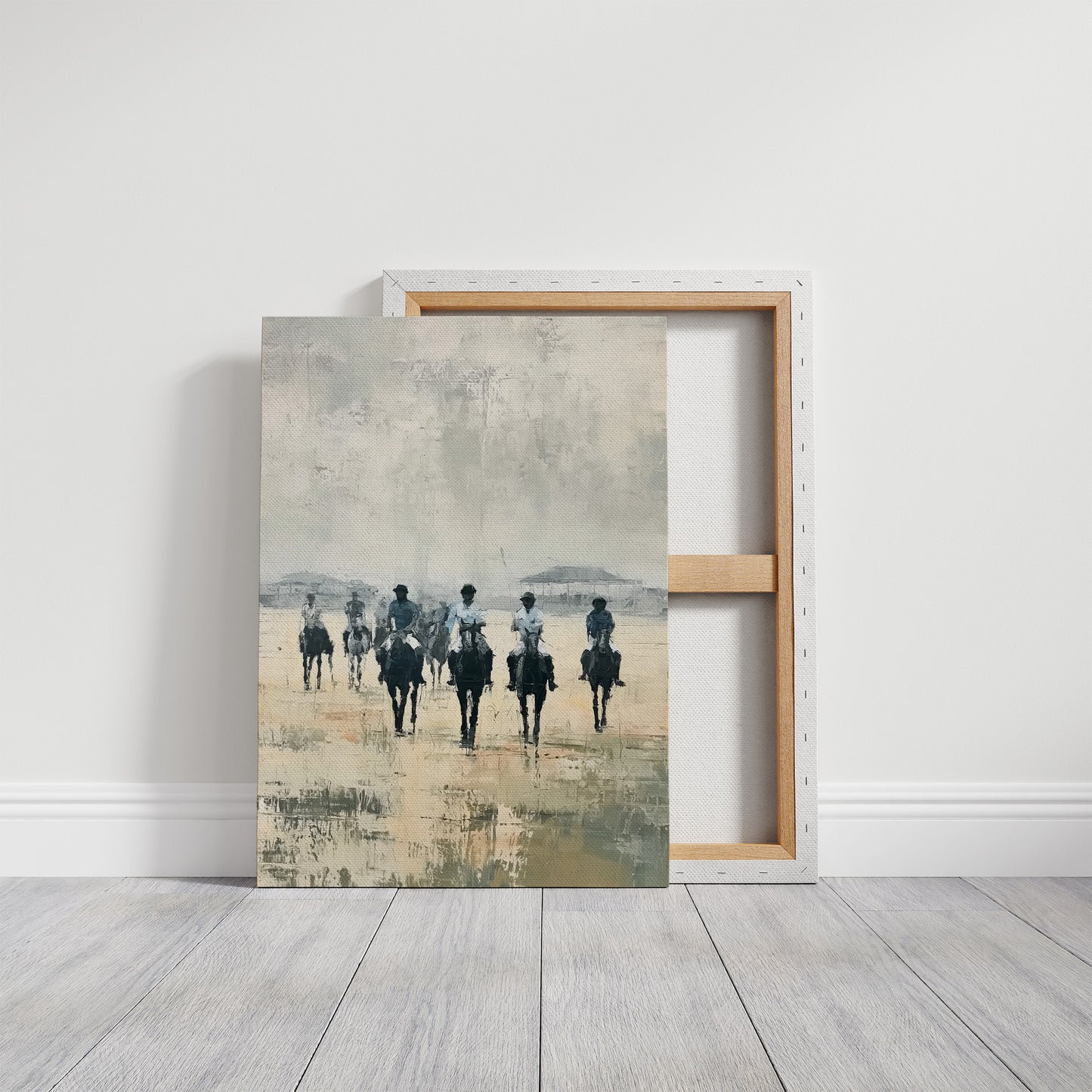 Silhouettes on the Morning Track