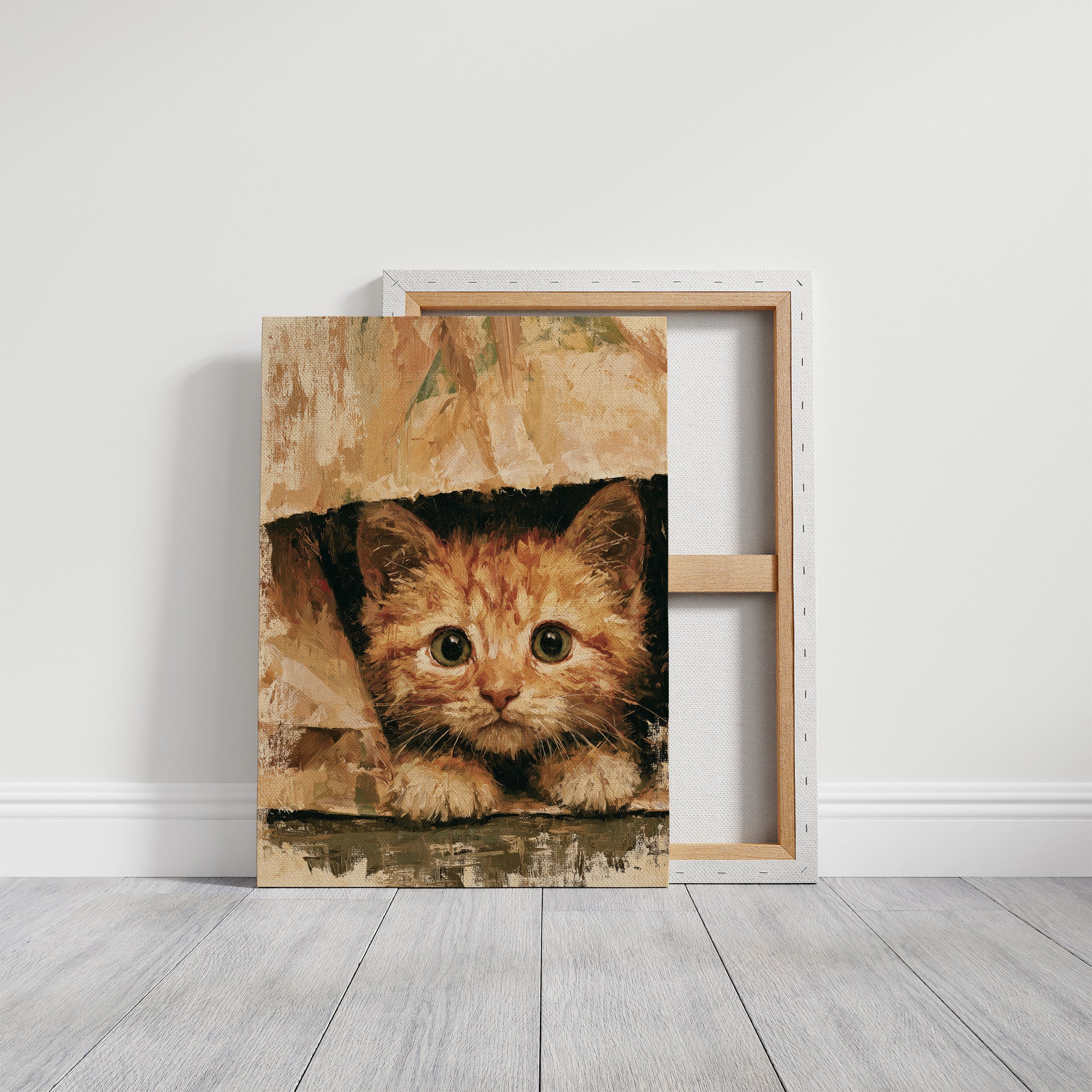 Ginger Peeking Out