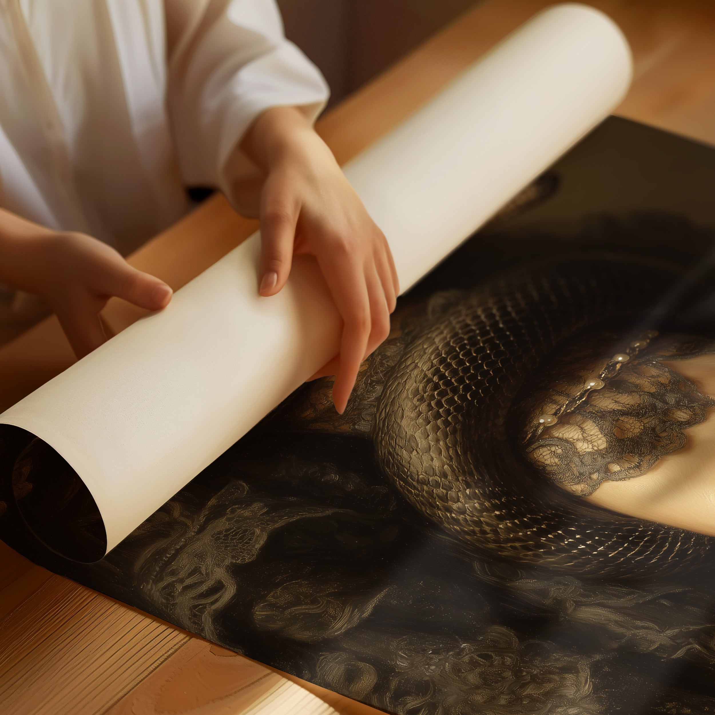 Temptation Coils Through Ancient Lace