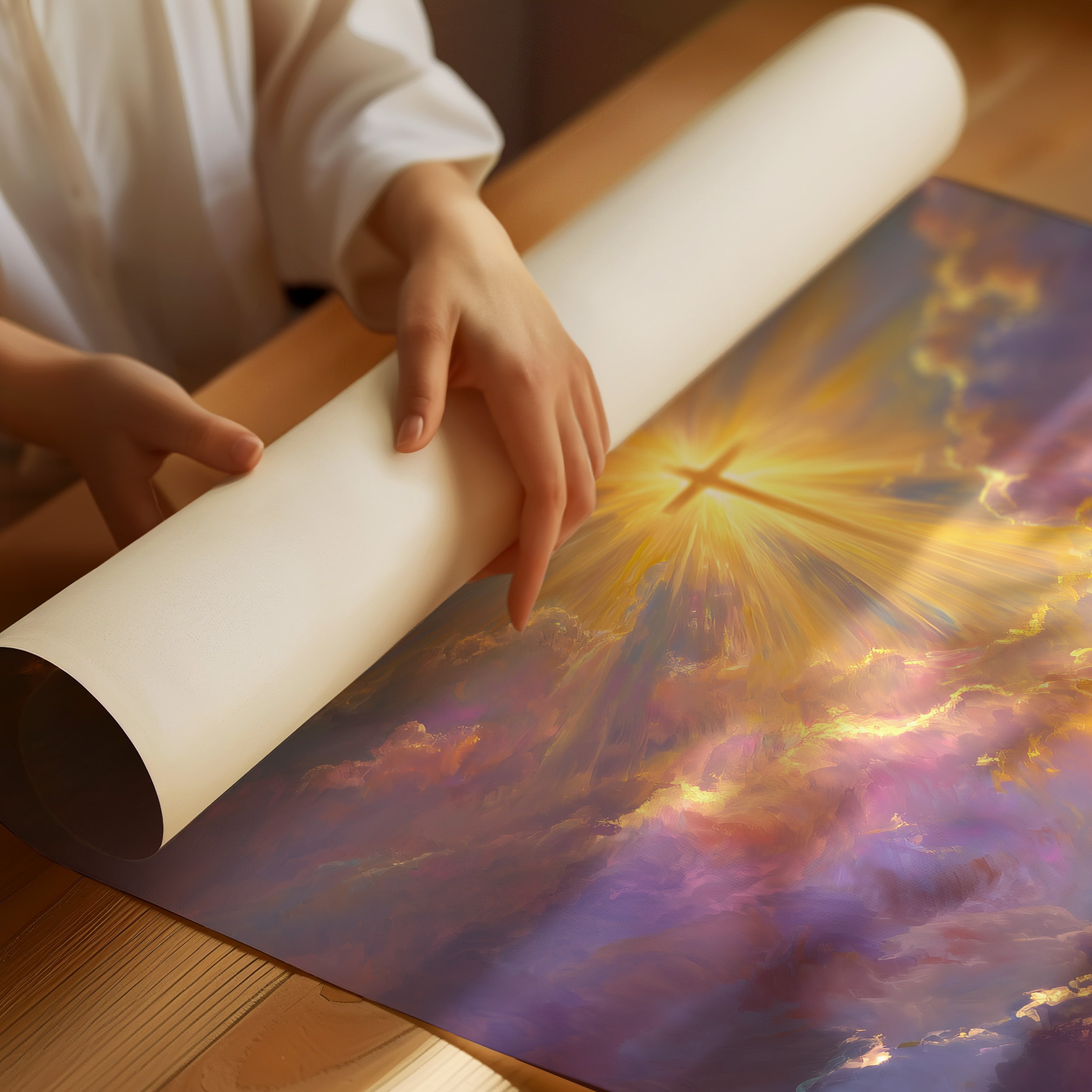 Radiant Hope Breaks Through Clouds