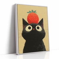 Black Cat Dreams Of Strawberry Days