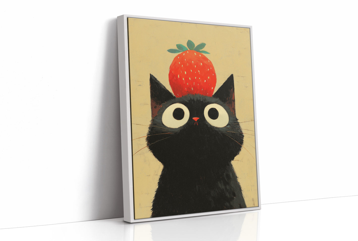 Black Cat Dreams Of Strawberry Days