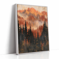 Layers of Autumn Pines