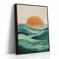 When Waves Embrace the Horizon