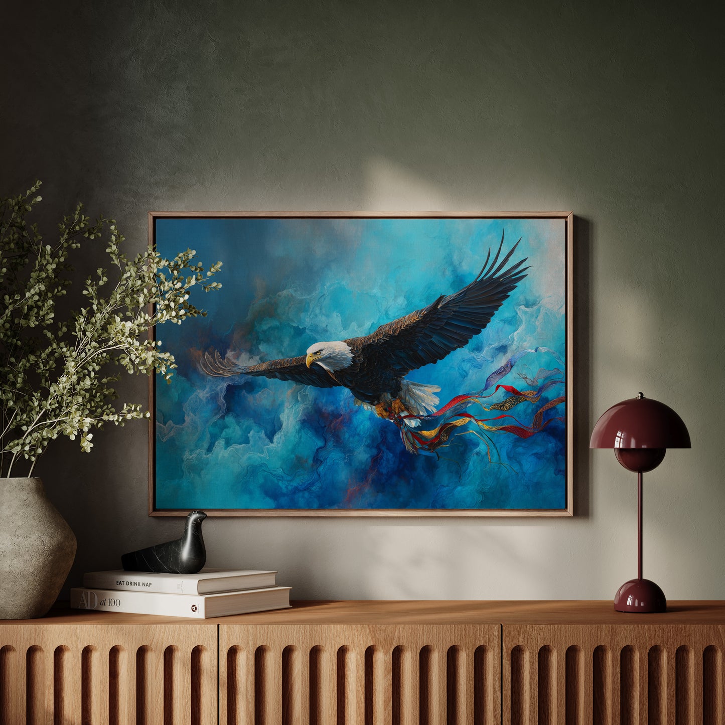 Soaring Through Storm-Painted Skies
