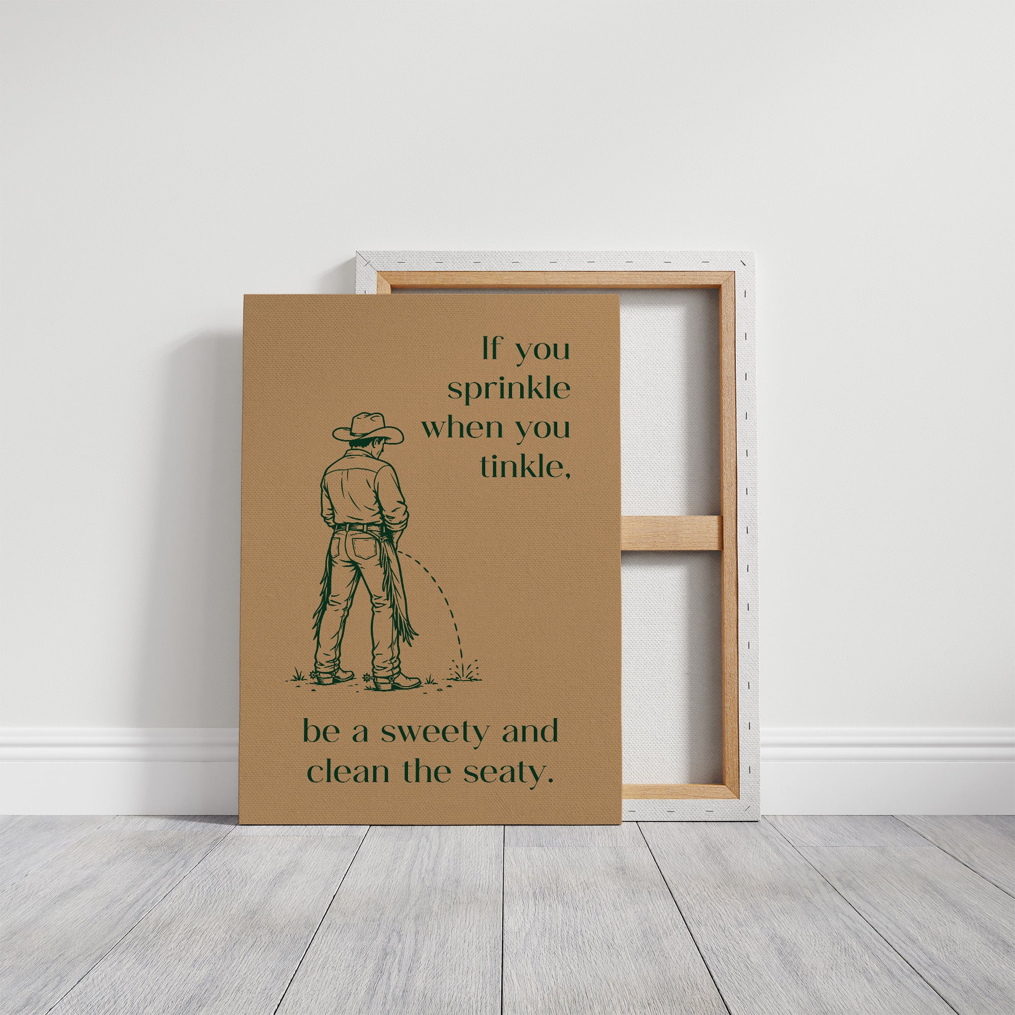 Sprinkle, Tinkle, Clean the Seaty Cowboy
