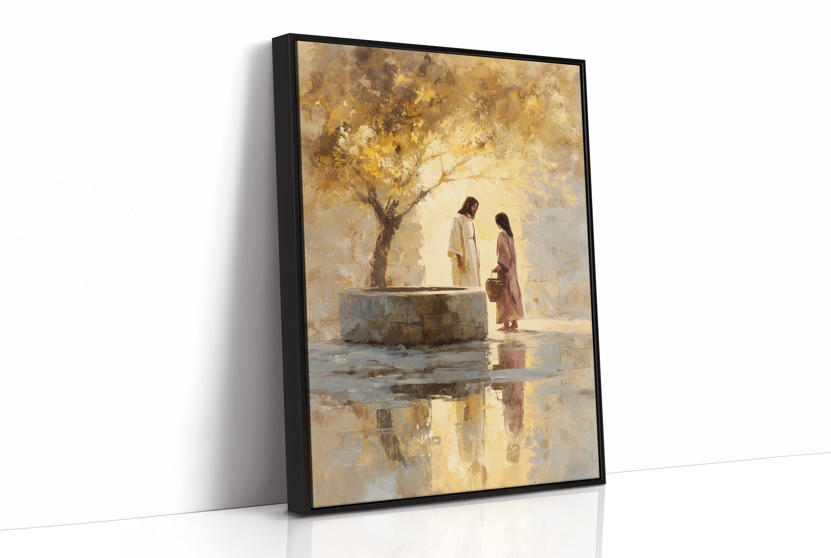 Golden Encounter By Ancient Waters