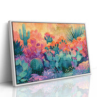 Prickly Pear Bloom, Desert Sunrise