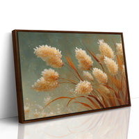 Pampas Plumes Against Sage Sky