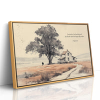 Psalm 37:3 Farmhouse Scripture Art