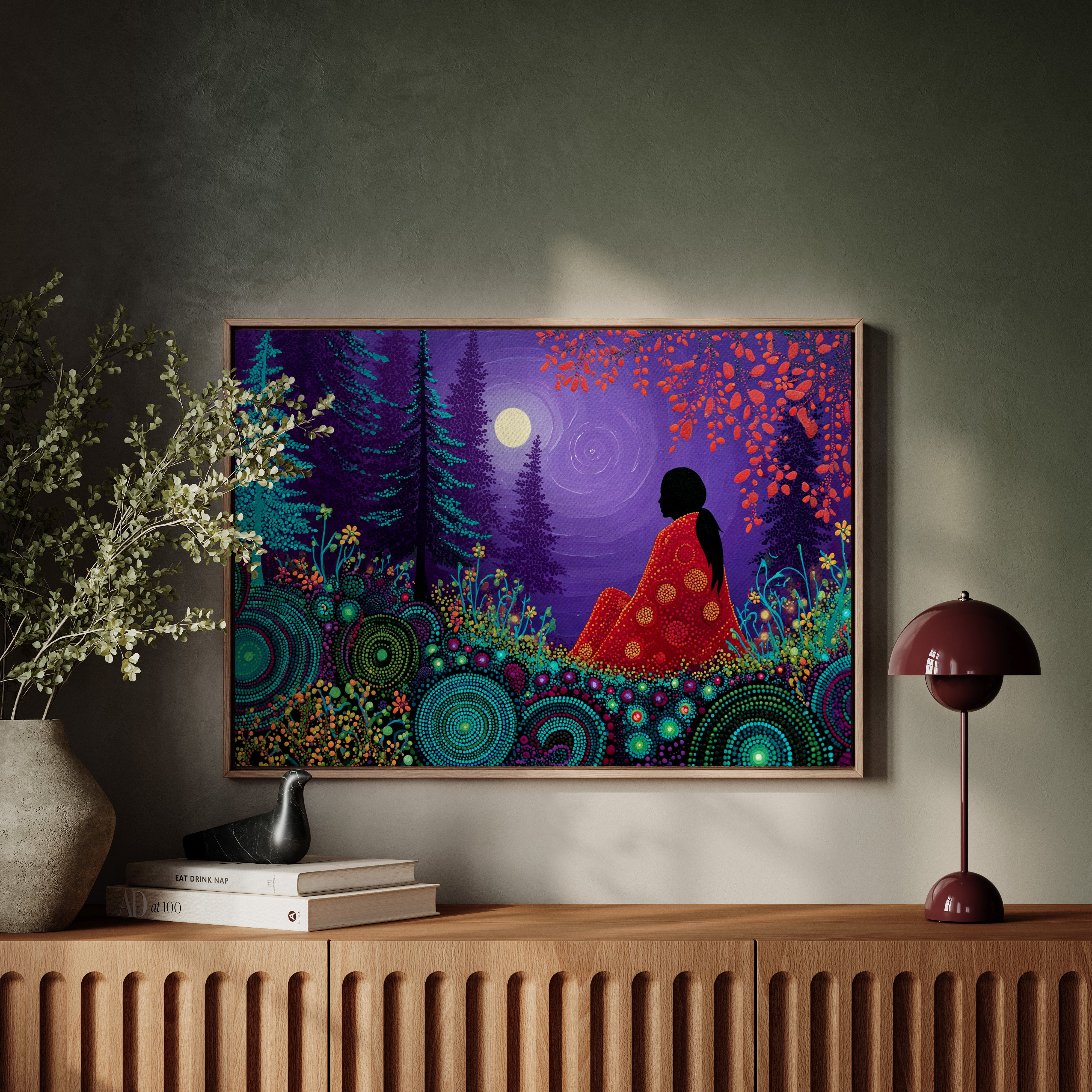 Moonlit Garden Holds Sacred Stories