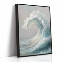 Ocean Memory In Wooden Frame