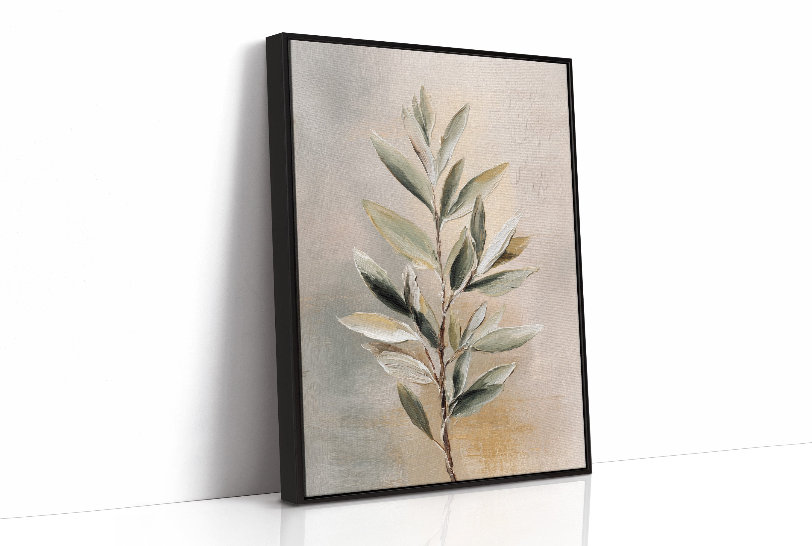 Sage Leaves In Golden Light