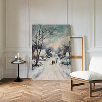 Footsteps Through Winter's Embrace