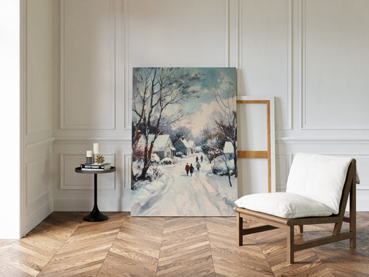 Footsteps Through Winter's Embrace