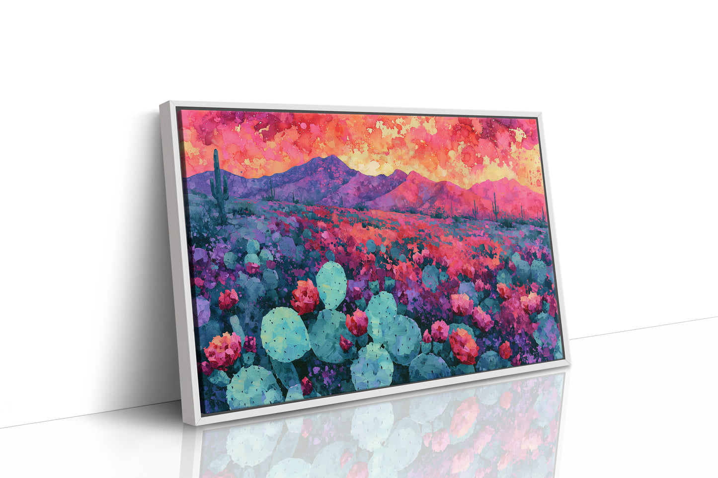 Desert Bloom, Magenta Mountains