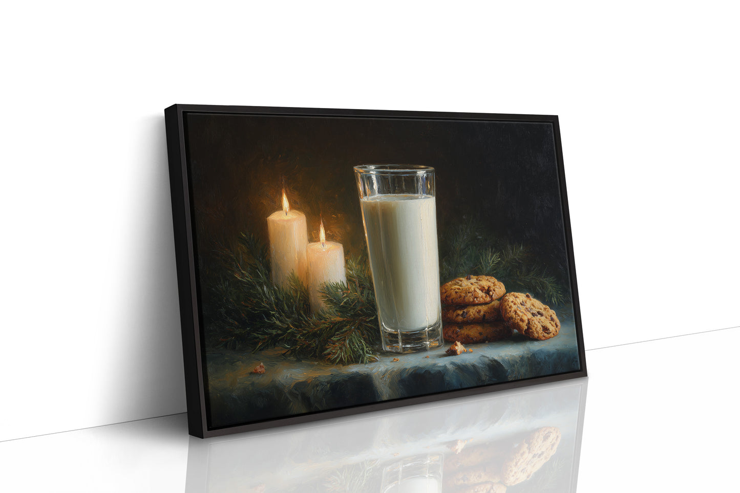 Candlelight Cookies Await Santa's Visit