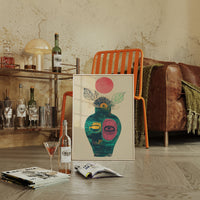 Moonlit Vase Holds Ancient Stories