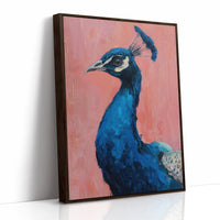 A Regal Gaze in Turquoise