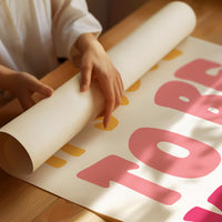 Summer Letters Paint Kind Thoughts