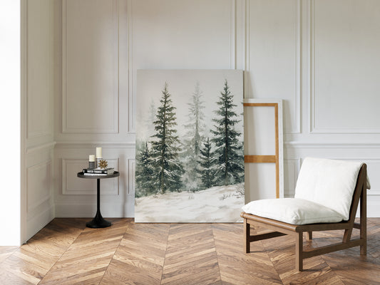 The Forest Breathes in White