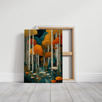 The Birch Grove After Midnight