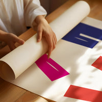 Vibrant Letters Declare Modern Expression