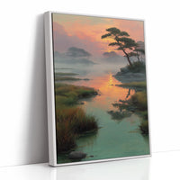 Sunset Lagoon Above Evening Spirits