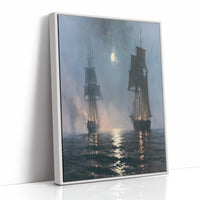 Ghost Ships at Moonrise