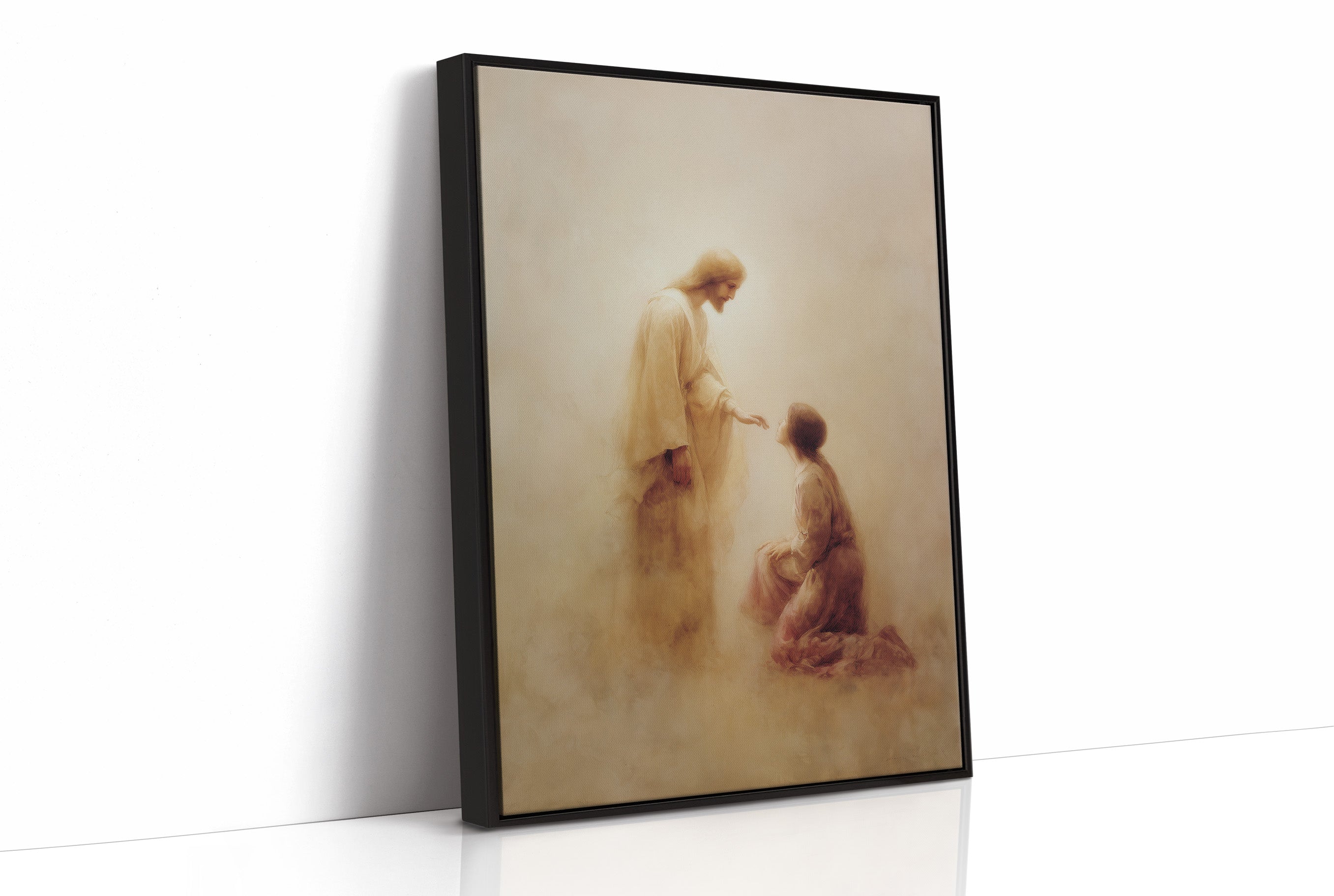 Sacred Moment On Wooden Table