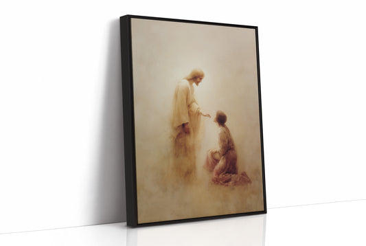 Sacred Moment On Wooden Table