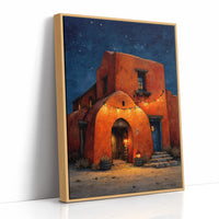 Desert Nightlight: Adobe Left the Lights On
