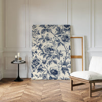 Petals' Secrets in Indigo Light