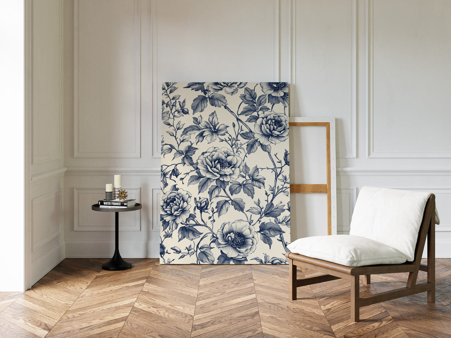 Petals' Secrets in Indigo Light