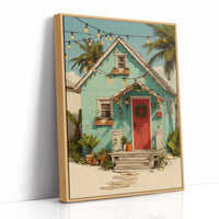 Holly Jolly Bungalow: Lights Strung Palm to Palm