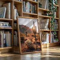Sunlit Giants in Arid Embrace