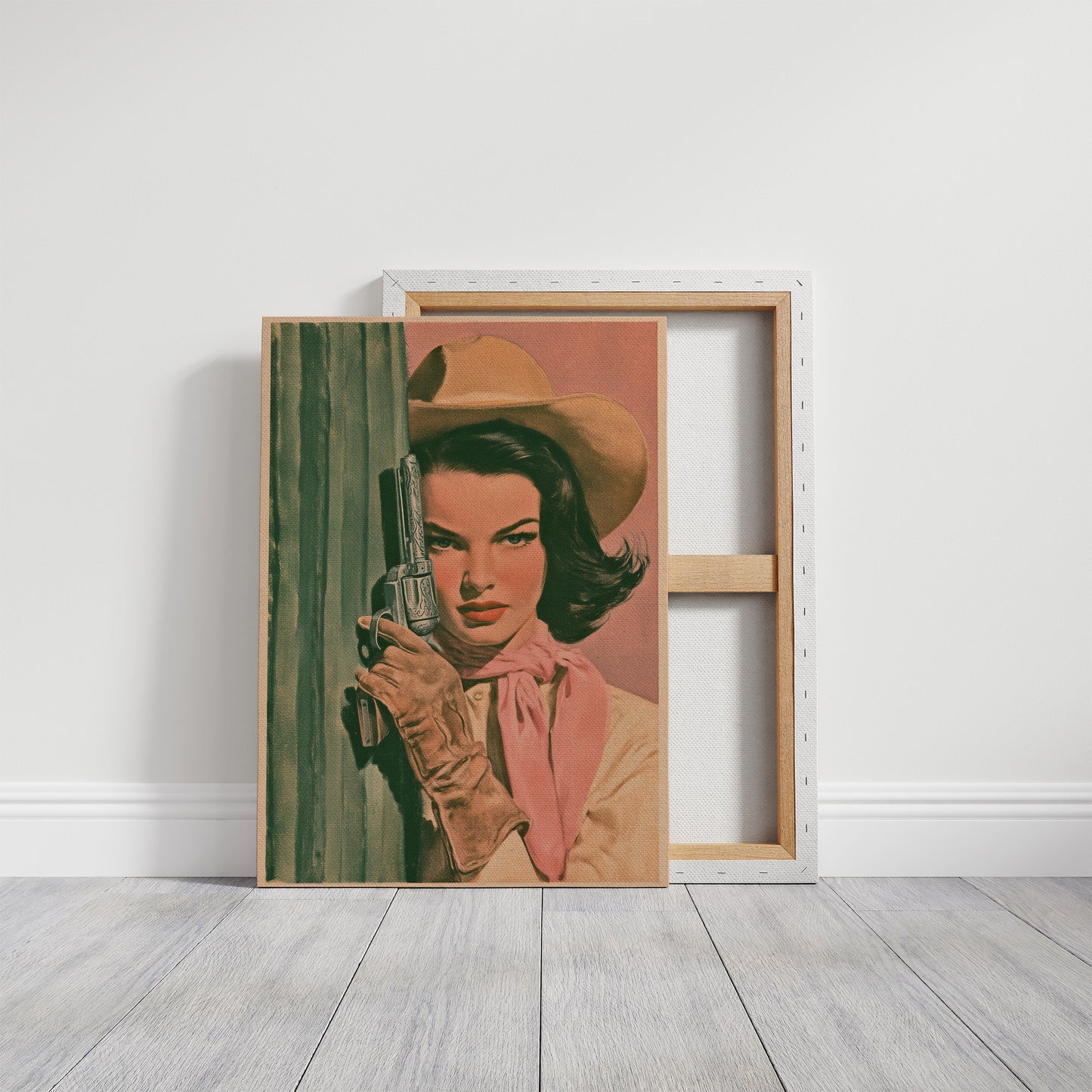 The Draw: Vintage Cowgirl Close-Up