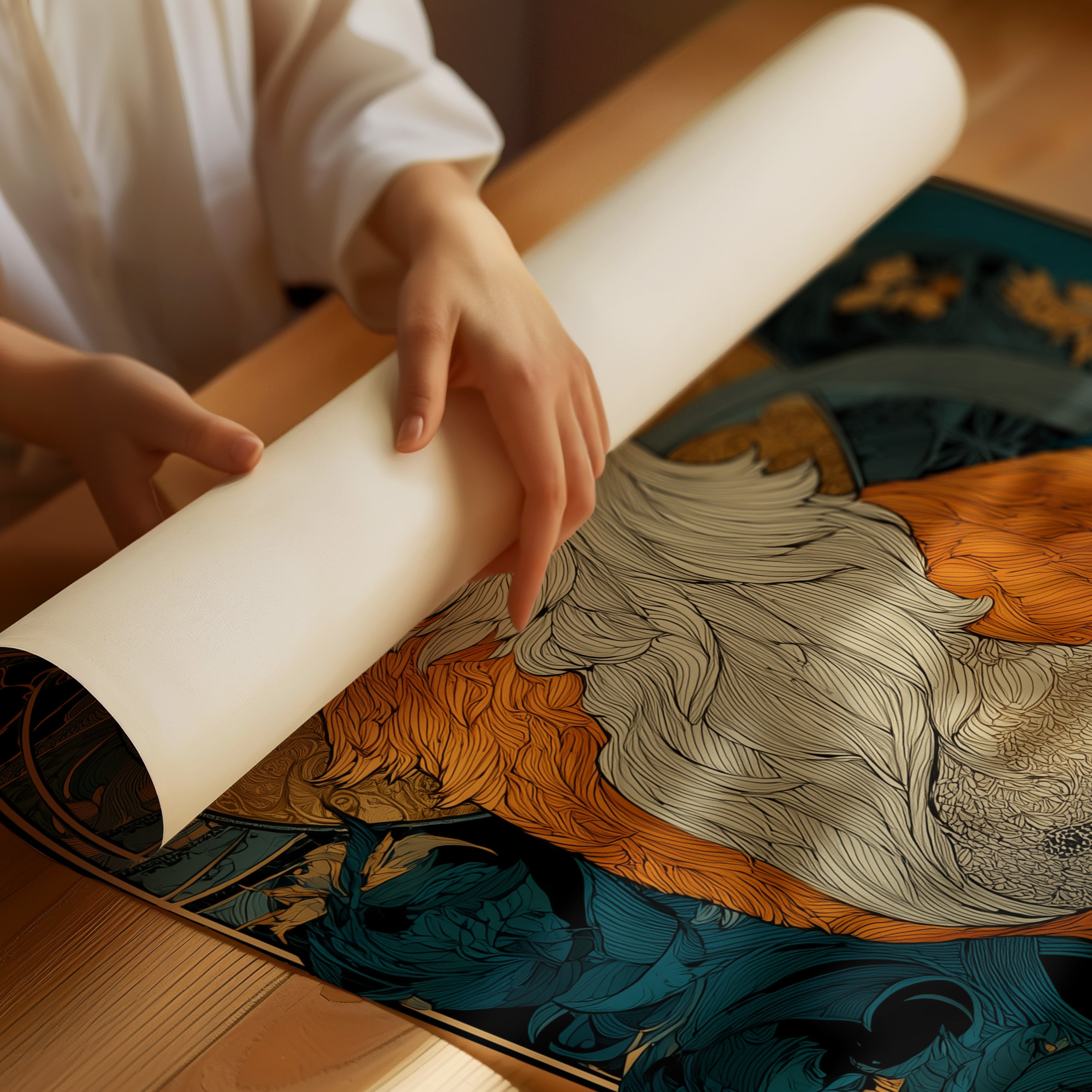 Fox and the Golden Moon