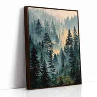 Where The Pines Lean Into Morning