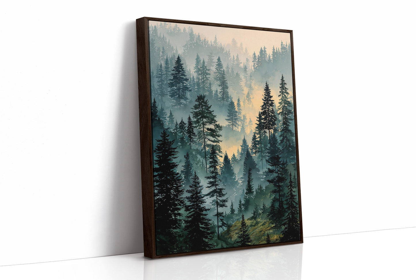 Where The Pines Lean Into Morning