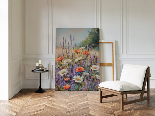 Fields Awash With Colorful Blooms