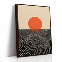 When Sun Meets the Sea's Embrace