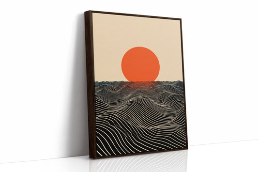 When Sun Meets the Sea's Embrace